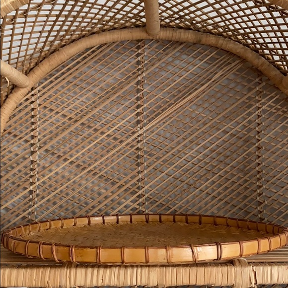 Vintage wicker tray - Picture 3 of 6